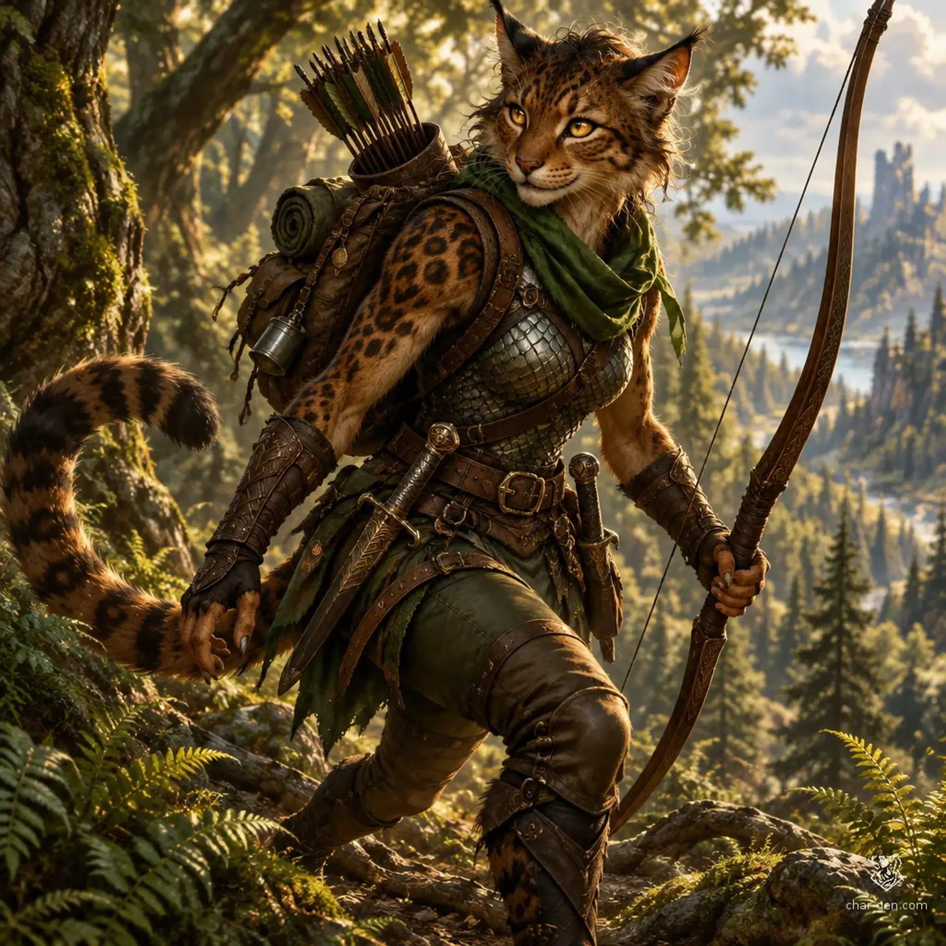 Cocoa - AI-generated fantasy Character
