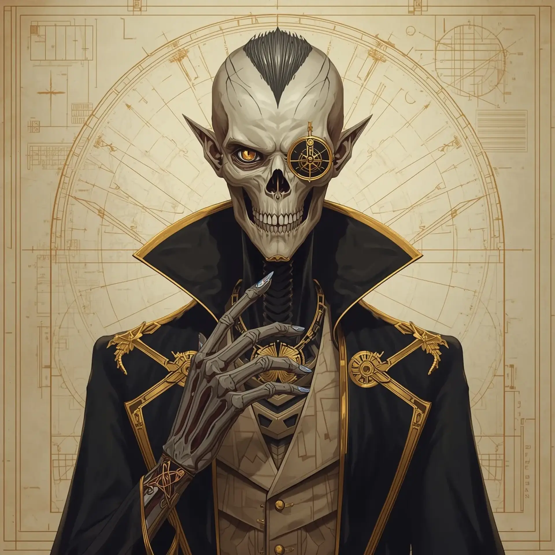 Lord Factor Aurelius Vance - AI-generated fantasy NPC