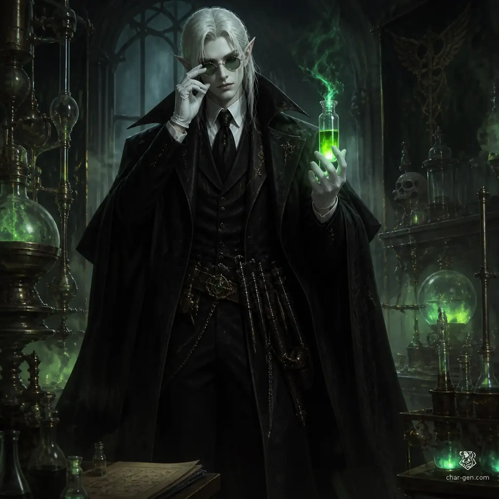 Vesper Solarium - AI-generated fantasy Character