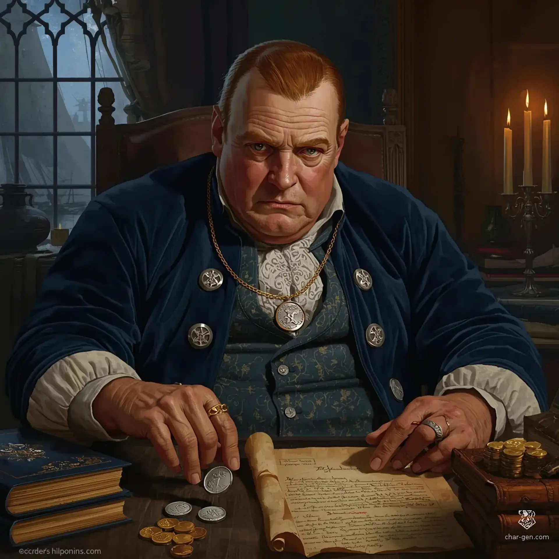 Belon Graftyk - AI-generated fantasy NPC