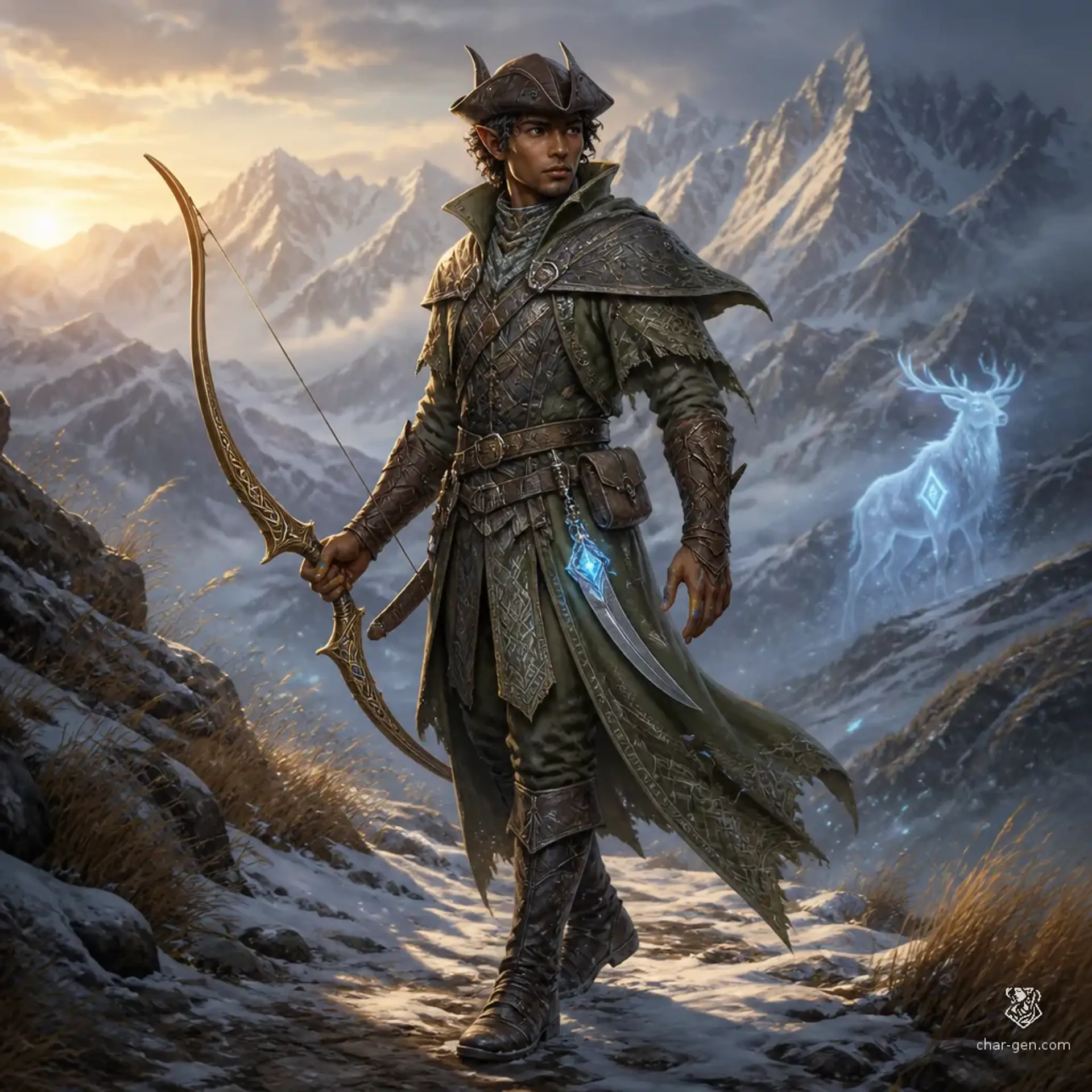 Seshan Quispe - AI-generated fantasy Character