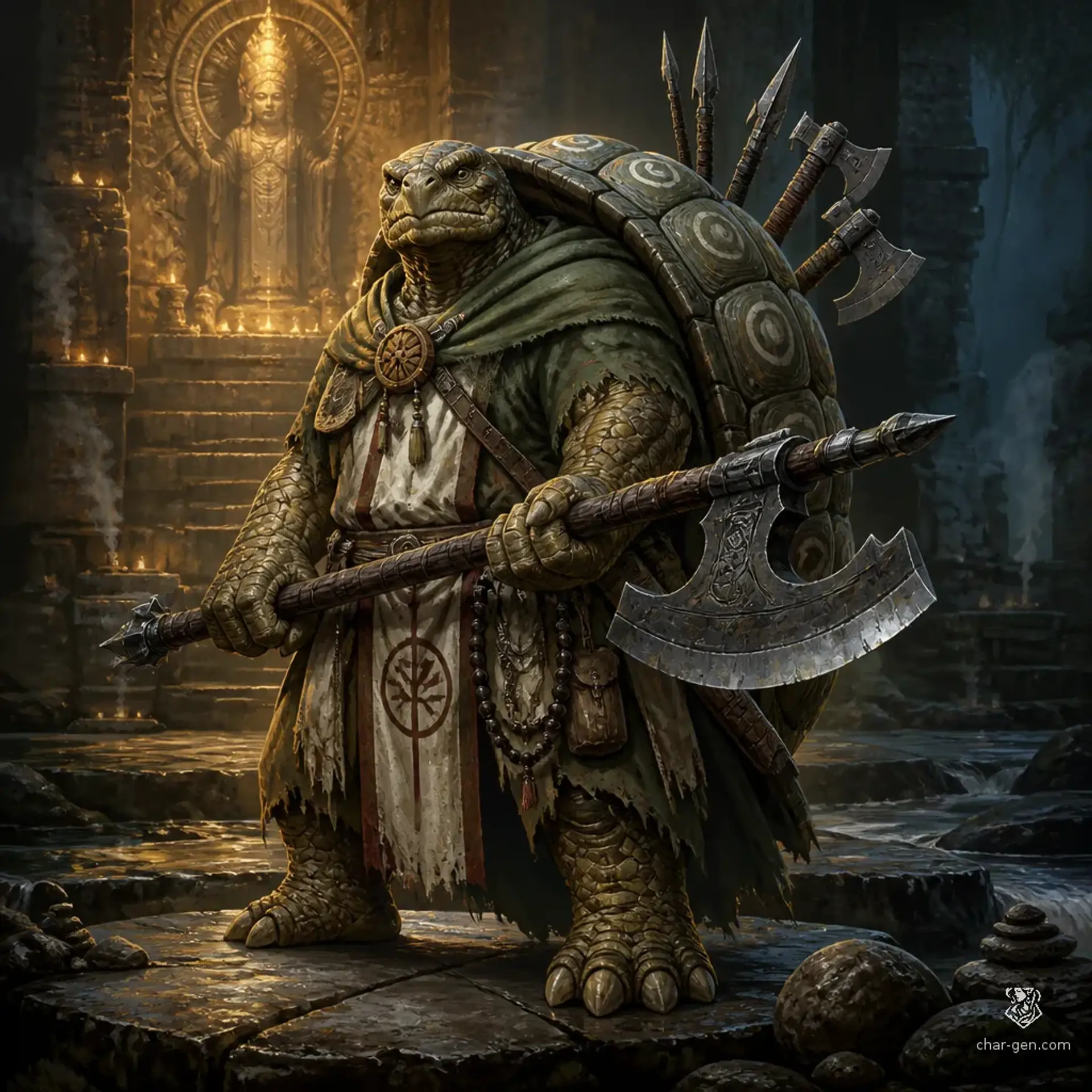 Törek - AI-generated fantasy Character