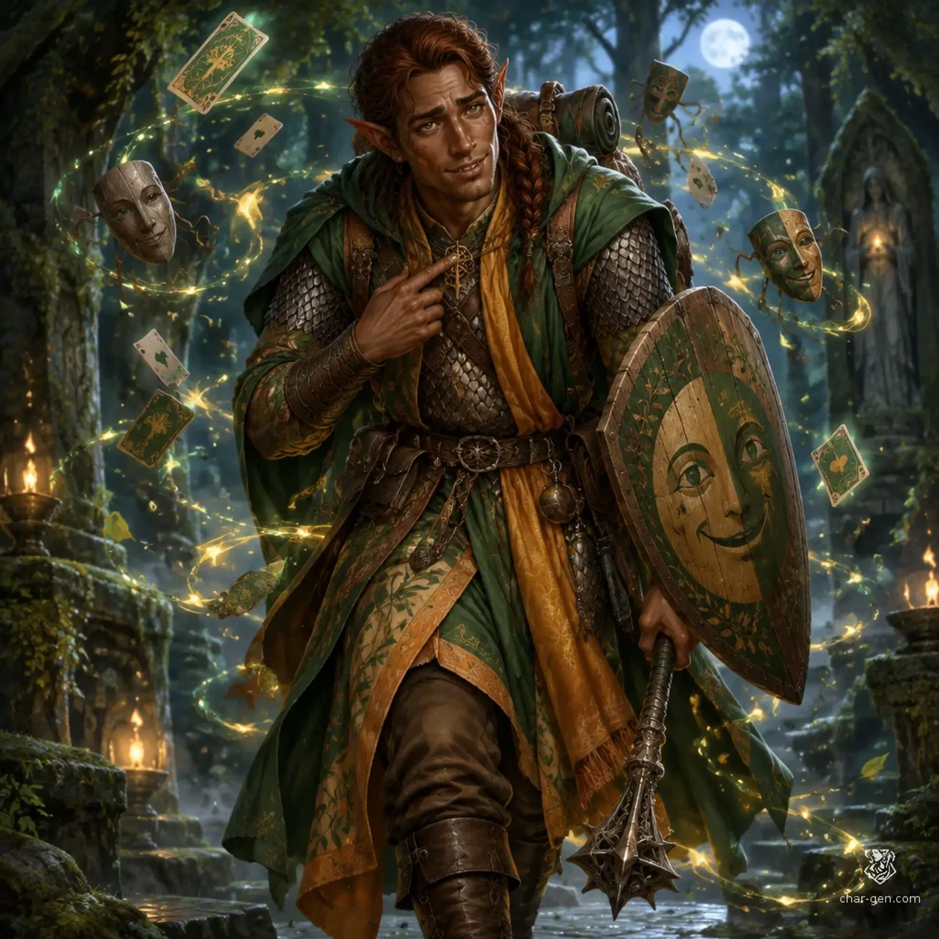 Tavren Quetzal - AI-generated fantasy Character