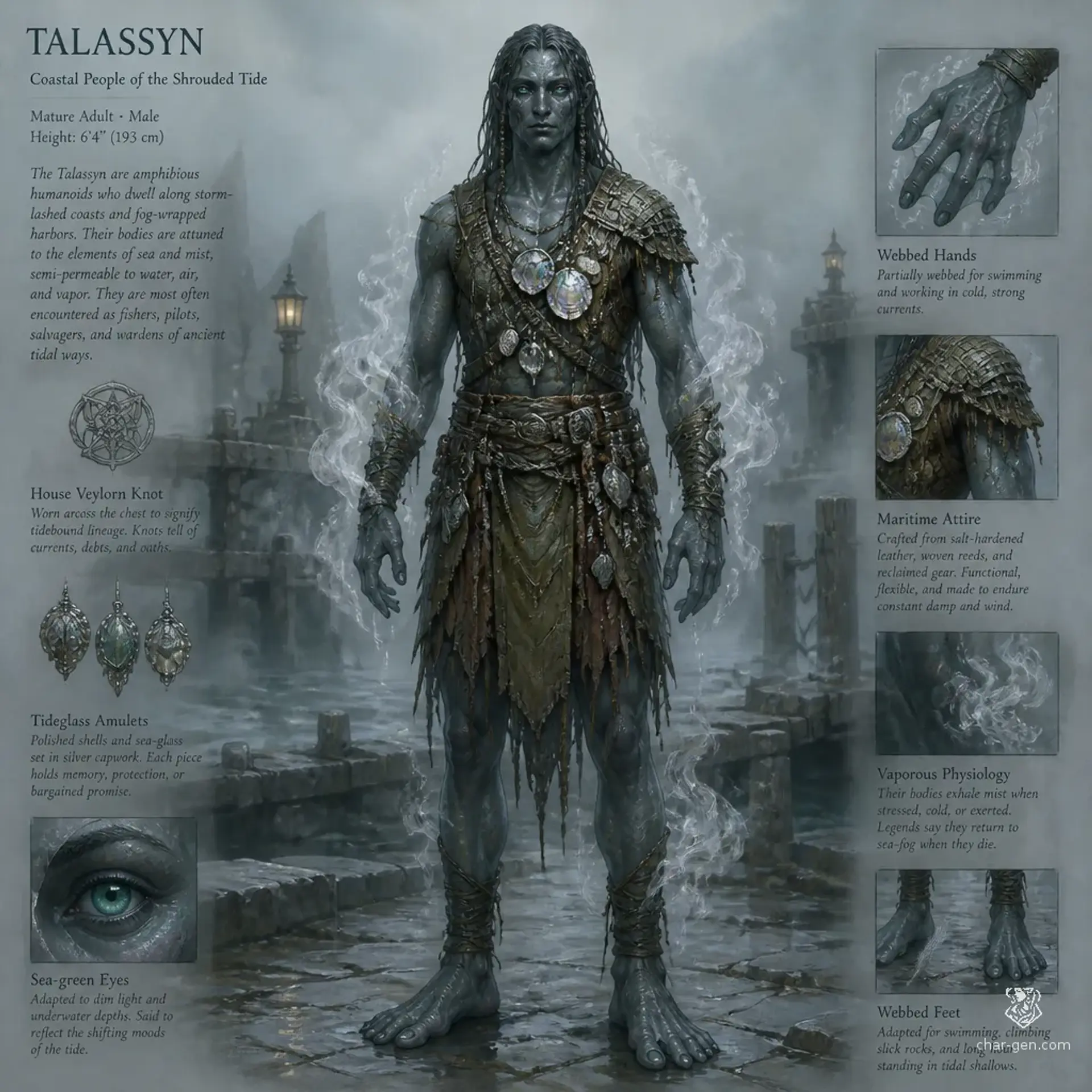 Myst-born - AI-generated fantasy Species