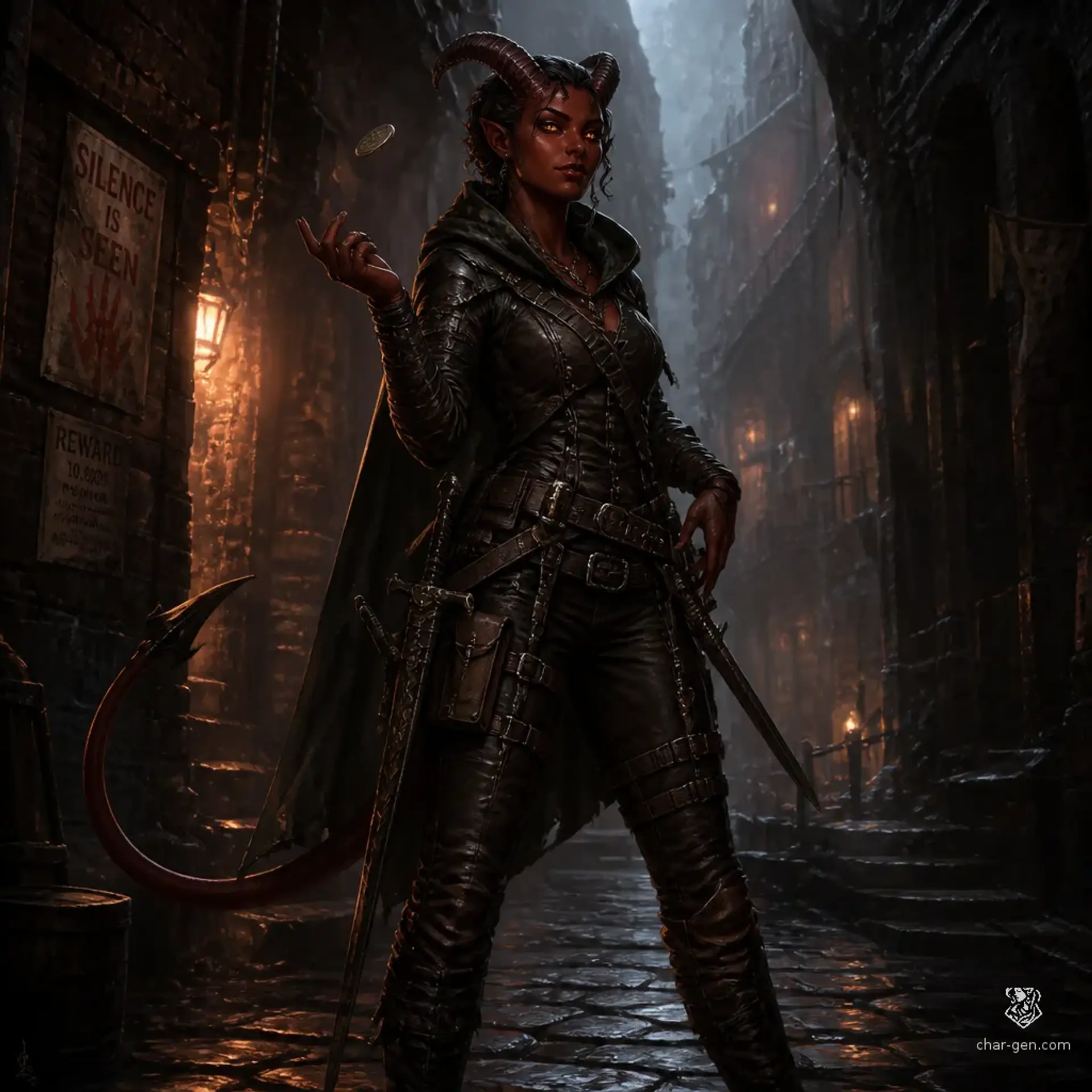 Kallista Vane - AI-generated fantasy Character