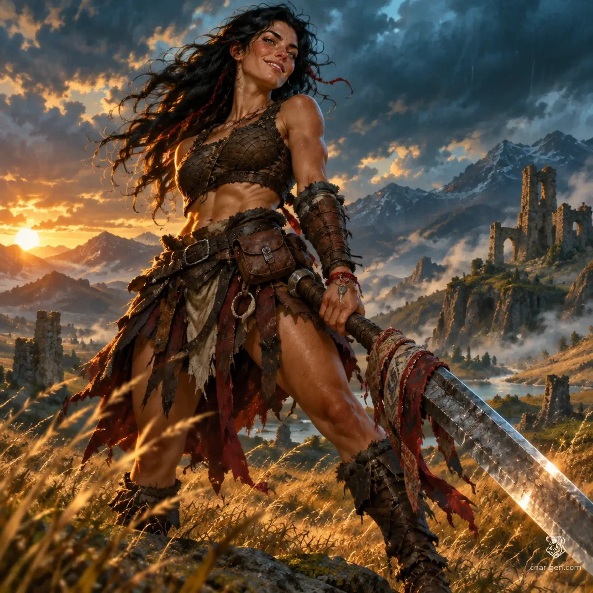 Xochimey - AI-generated fantasy Character