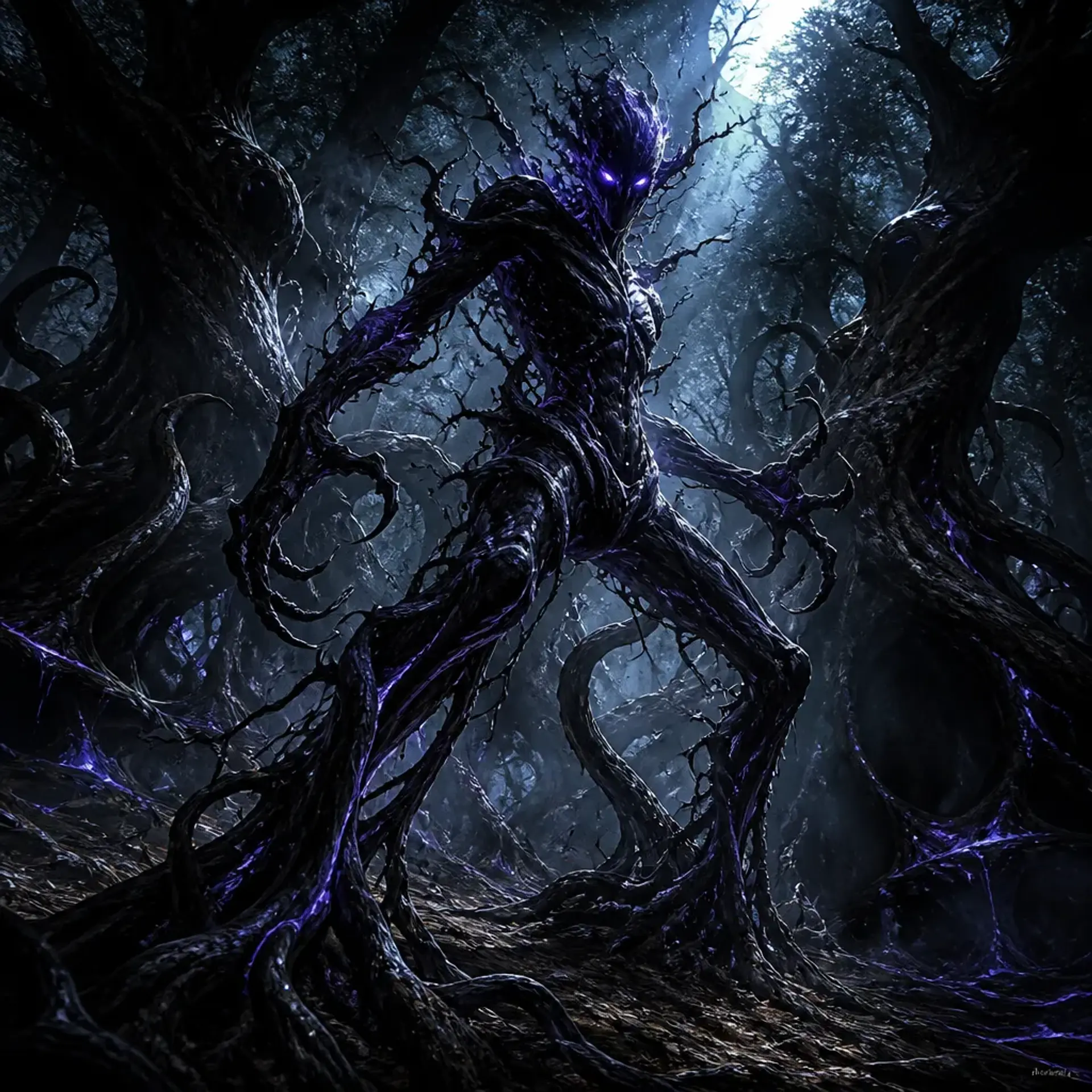 Shadow Manifestation, Shadow - AI-generated fantasy Monster