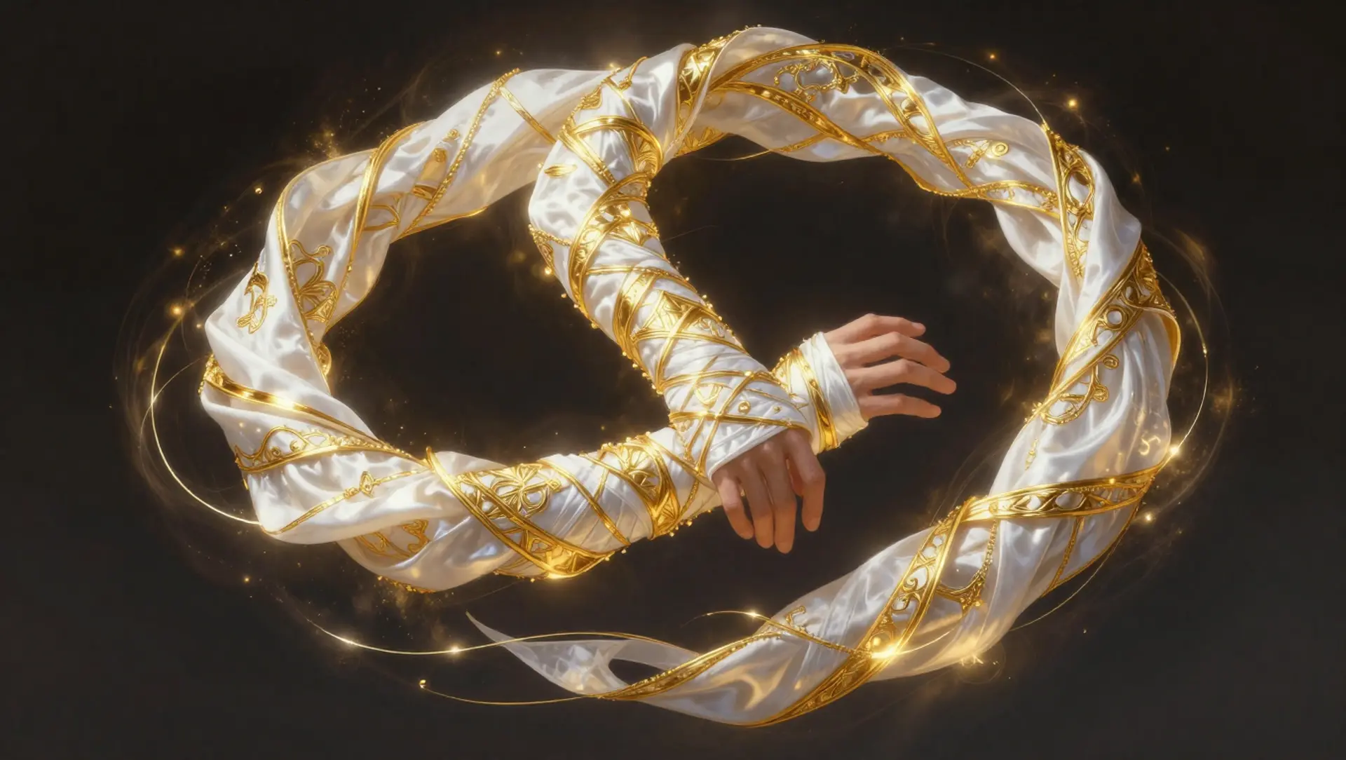 Dawnsilk Wraps of Valorys | Fantasy Magic Item Generated by CharGen