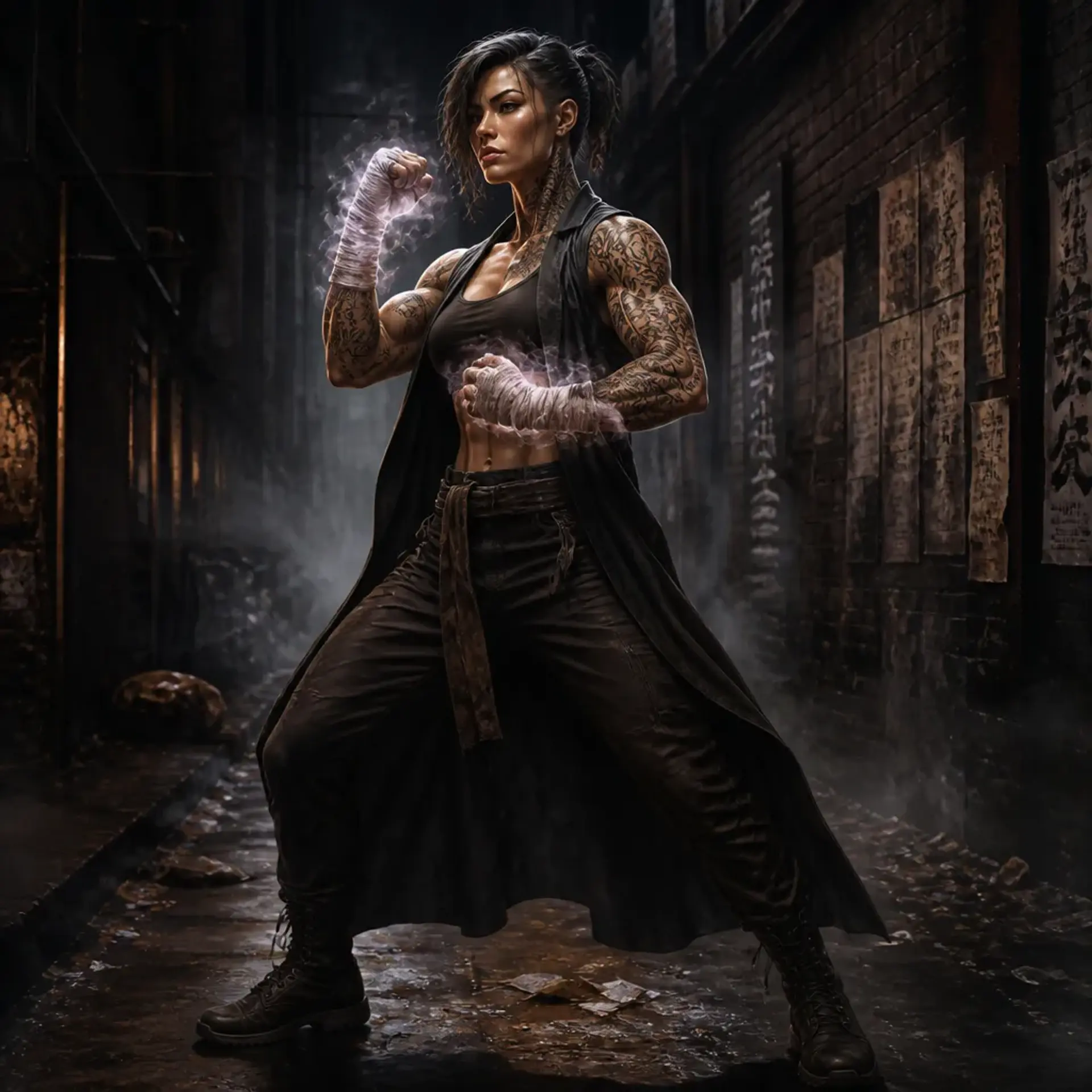 Vivian Cross - AI-generated fantasy Character