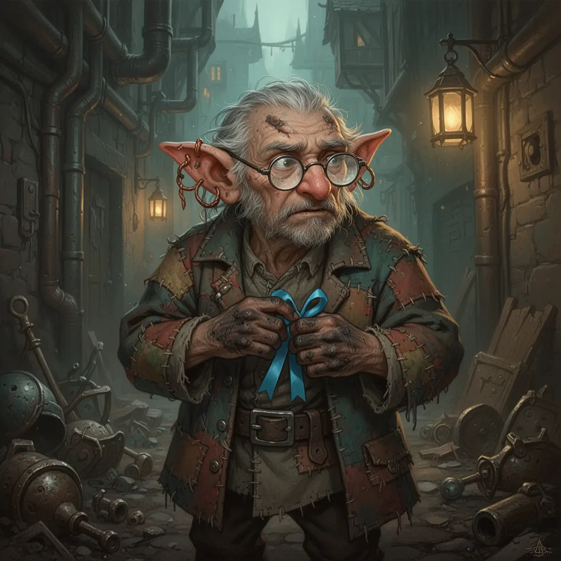 Old Rook - AI-generated fantasy NPC