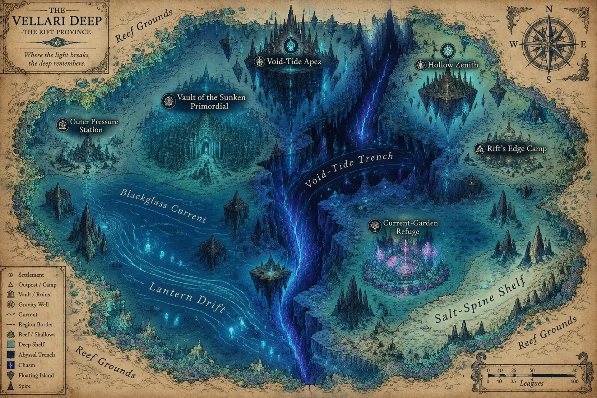 The Abyssal Spire & Void-Tide Vaults