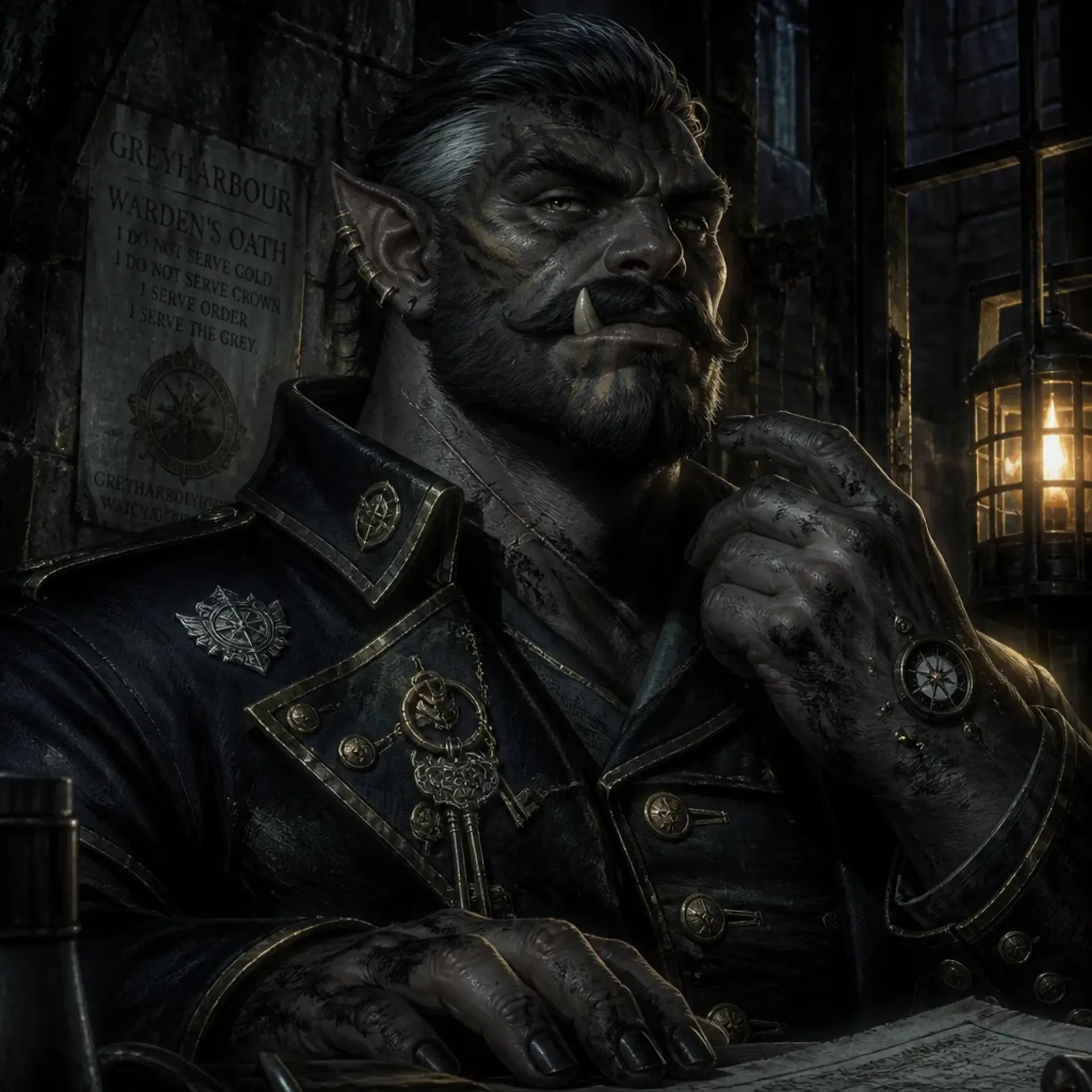 Warden Akran Vale-Marrow