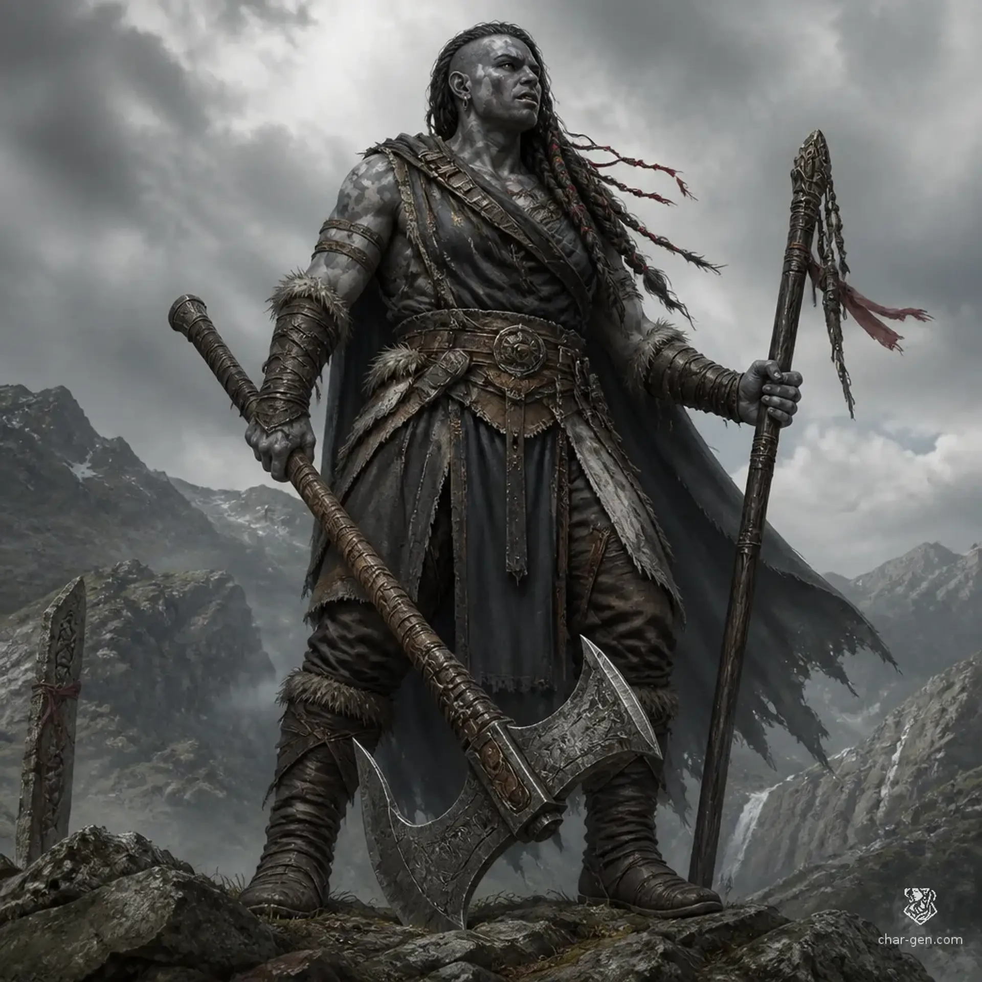 Kezsá Vark - AI-generated fantasy Character