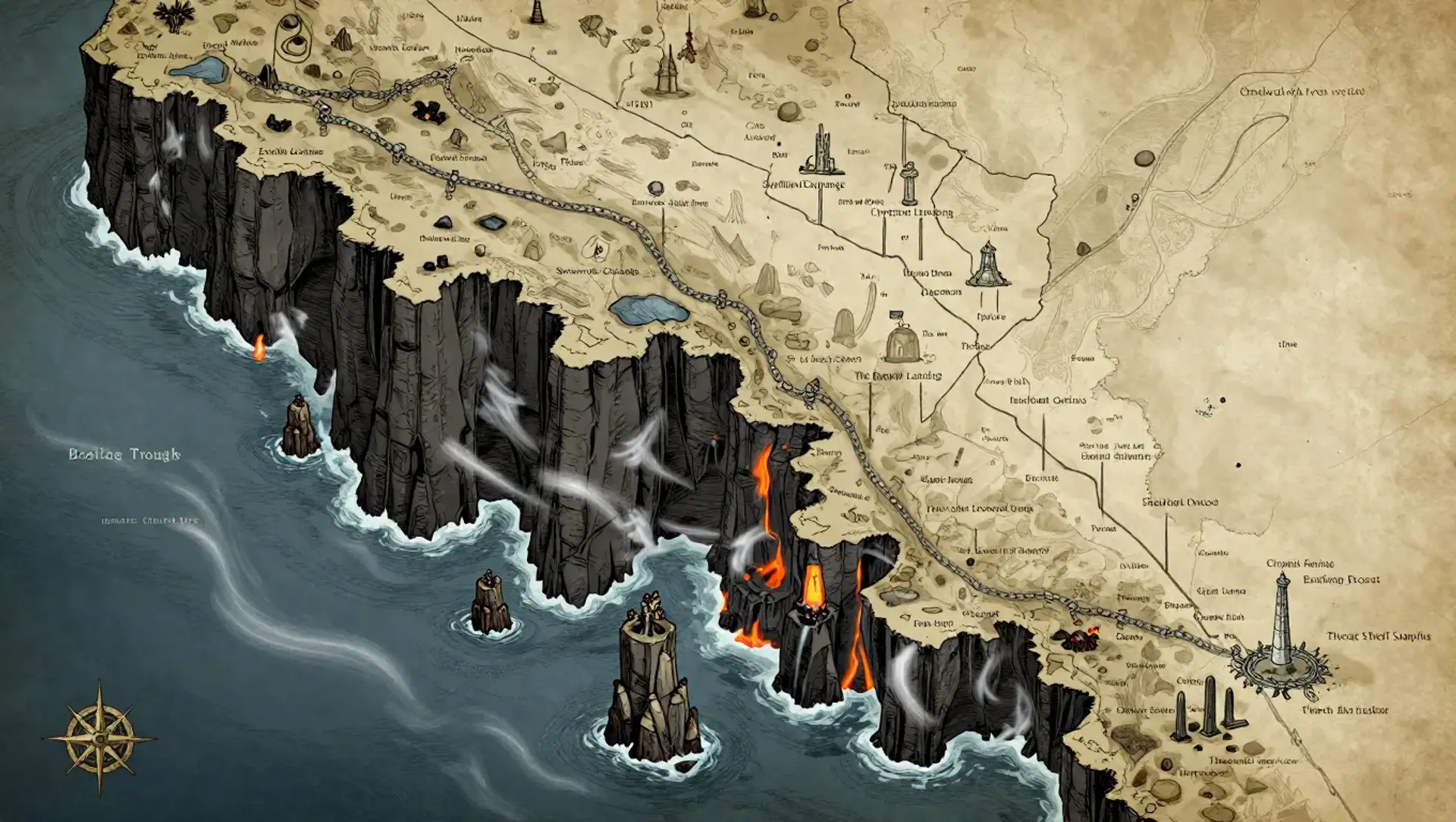 The Skyreach Cliffs