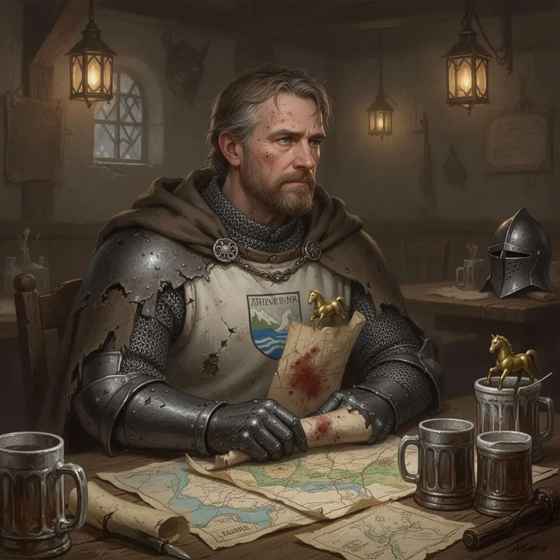 Ser Aldric Halven - AI-generated fantasy NPC
