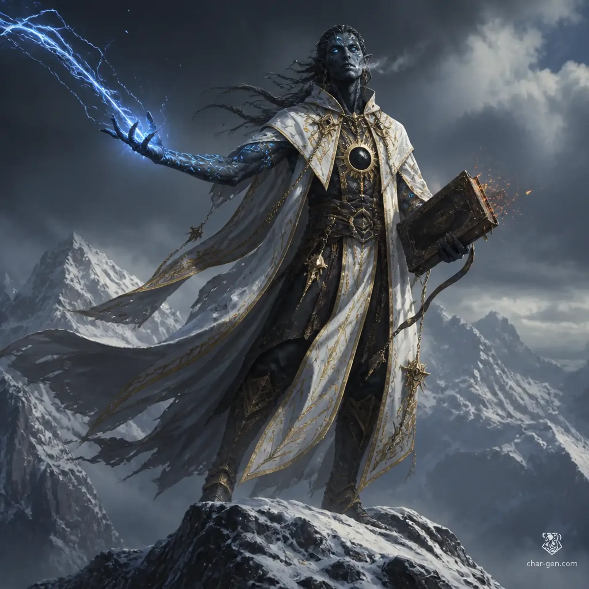 Thulmek "Wind-Walker" Ogolakanu - AI-generated fantasy Character