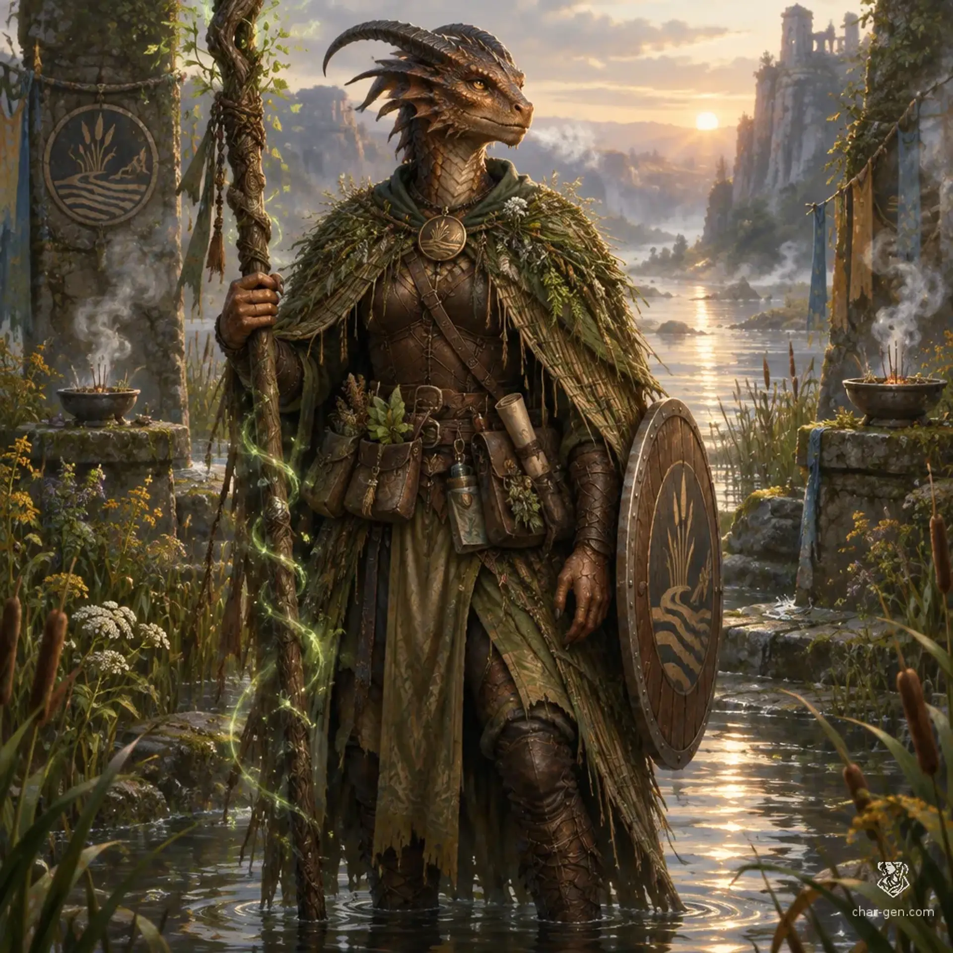 Seshazi - AI-generated fantasy Character