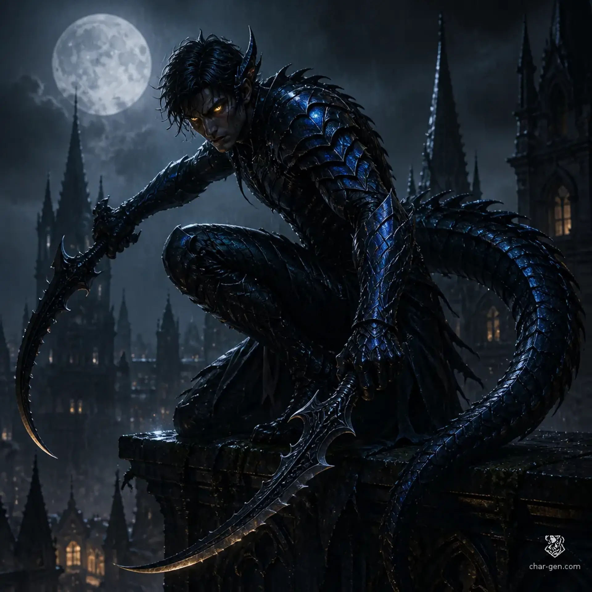 Dan - AI-generated fantasy Character