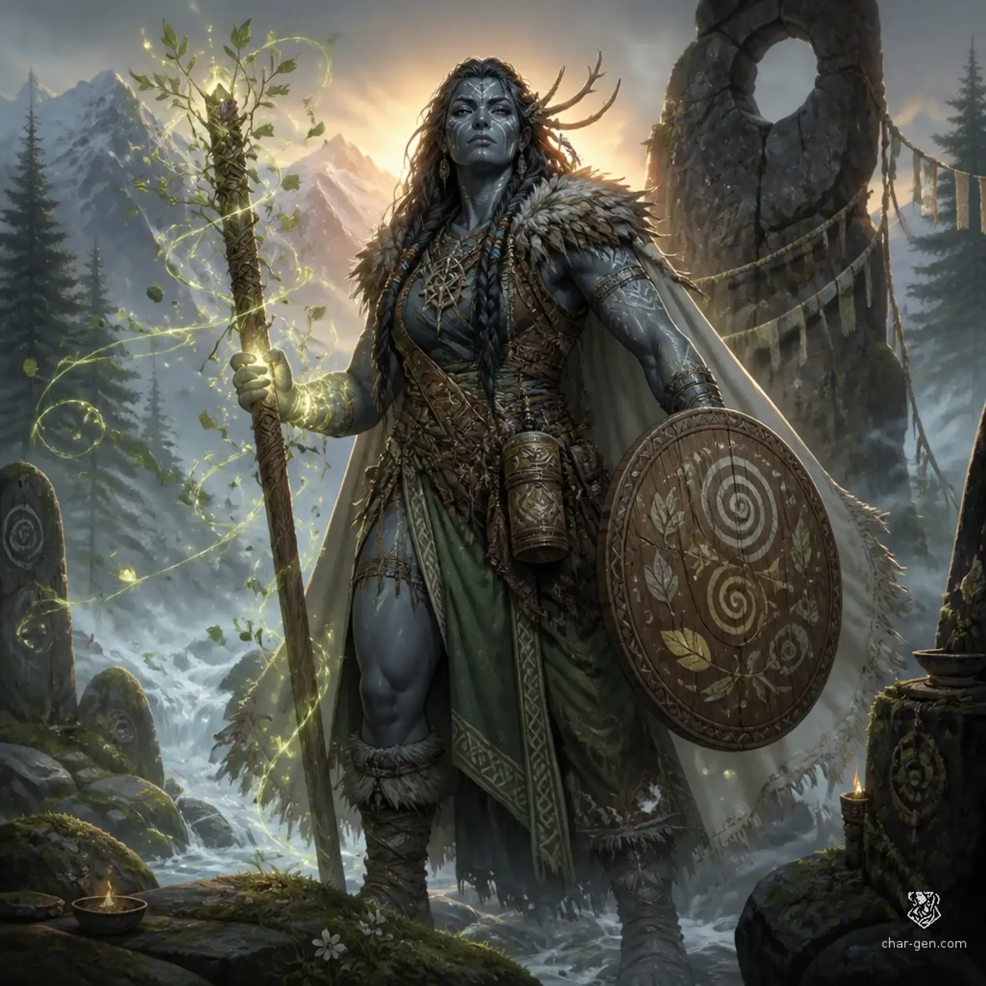 Sherra - AI-generated fantasy Character