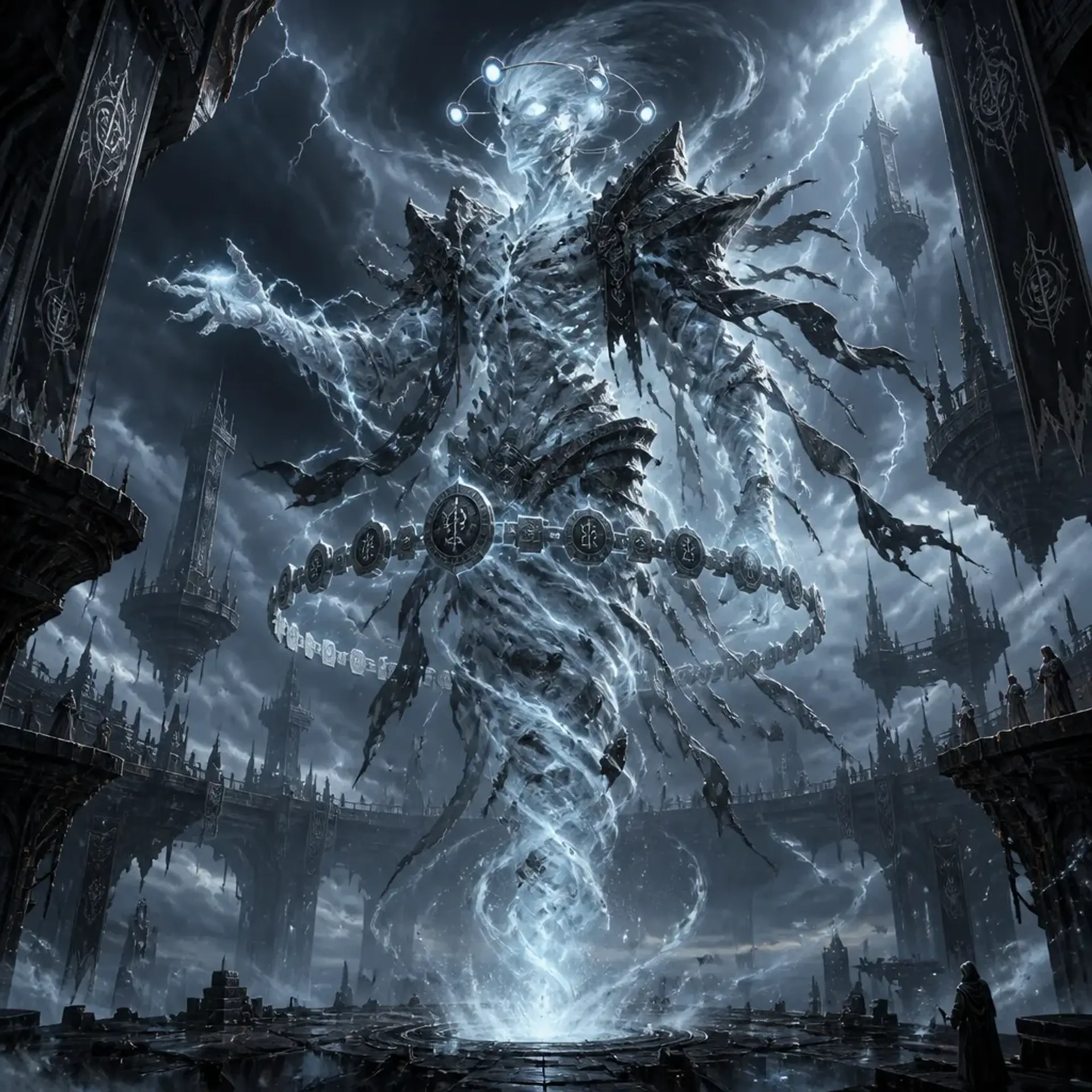 Wind Elemental Warden - AI-generated fantasy Monster