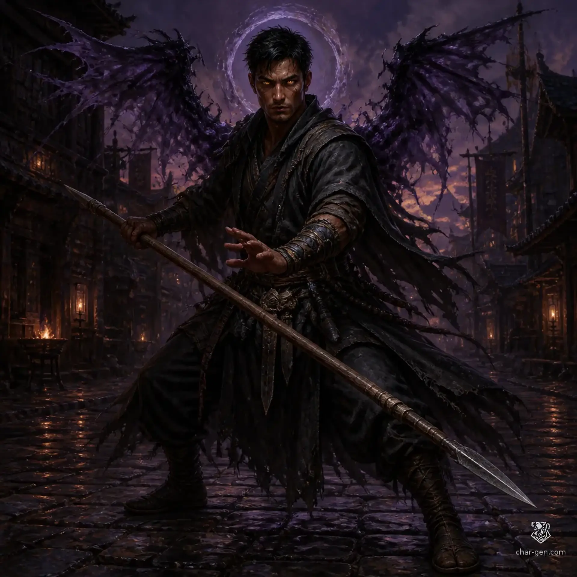 Kael Vareth - AI-generated fantasy Character