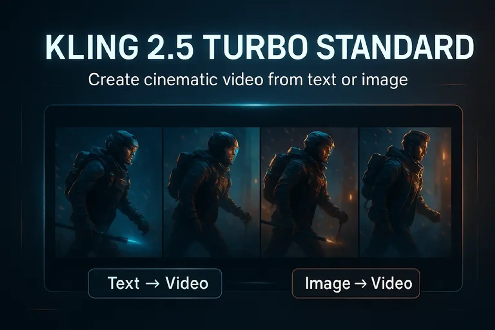 Kling 2.5 Turbo Standard Video Generator