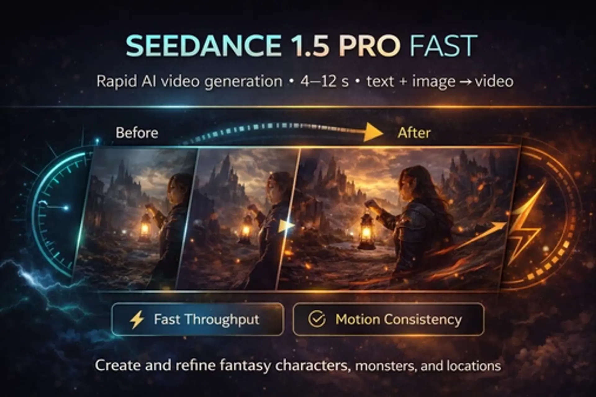 Seedance 1.5 Pro Fast Video Generator