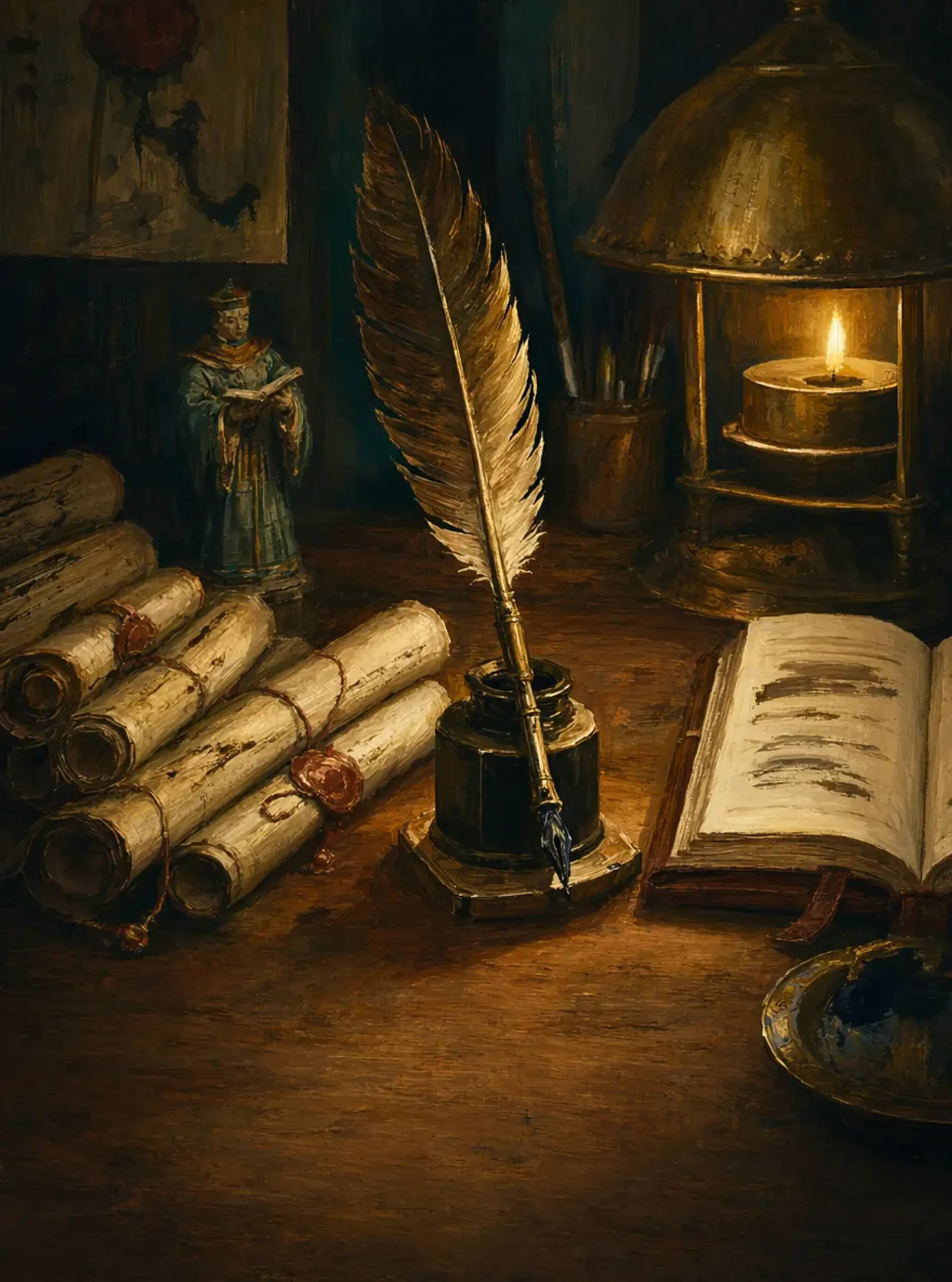 Name generator, painted vignette