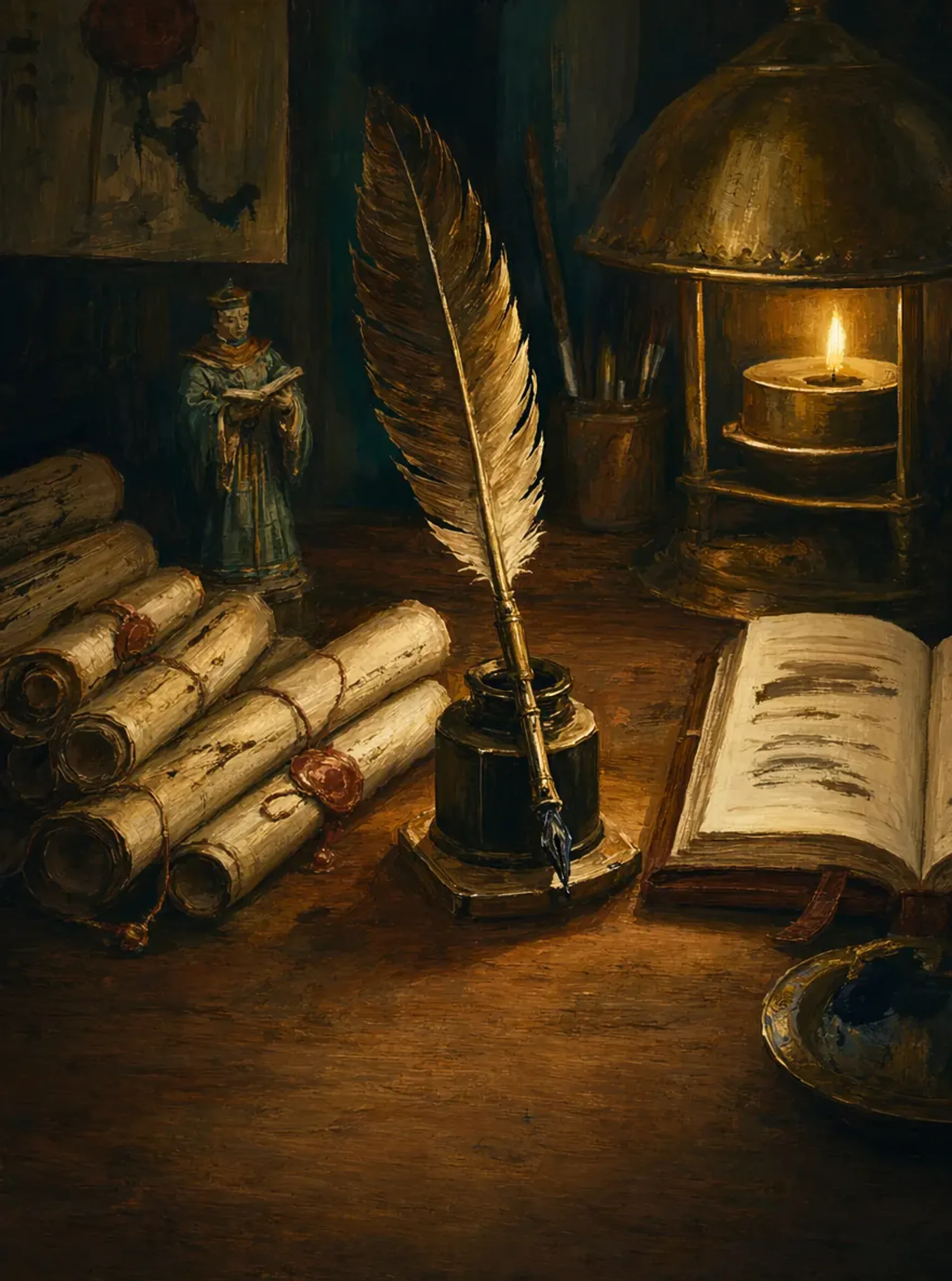 Name generator, painted vignette