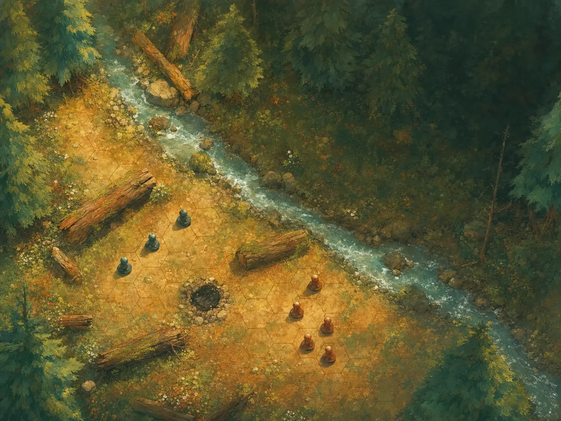 Encounter generator, painted vignette