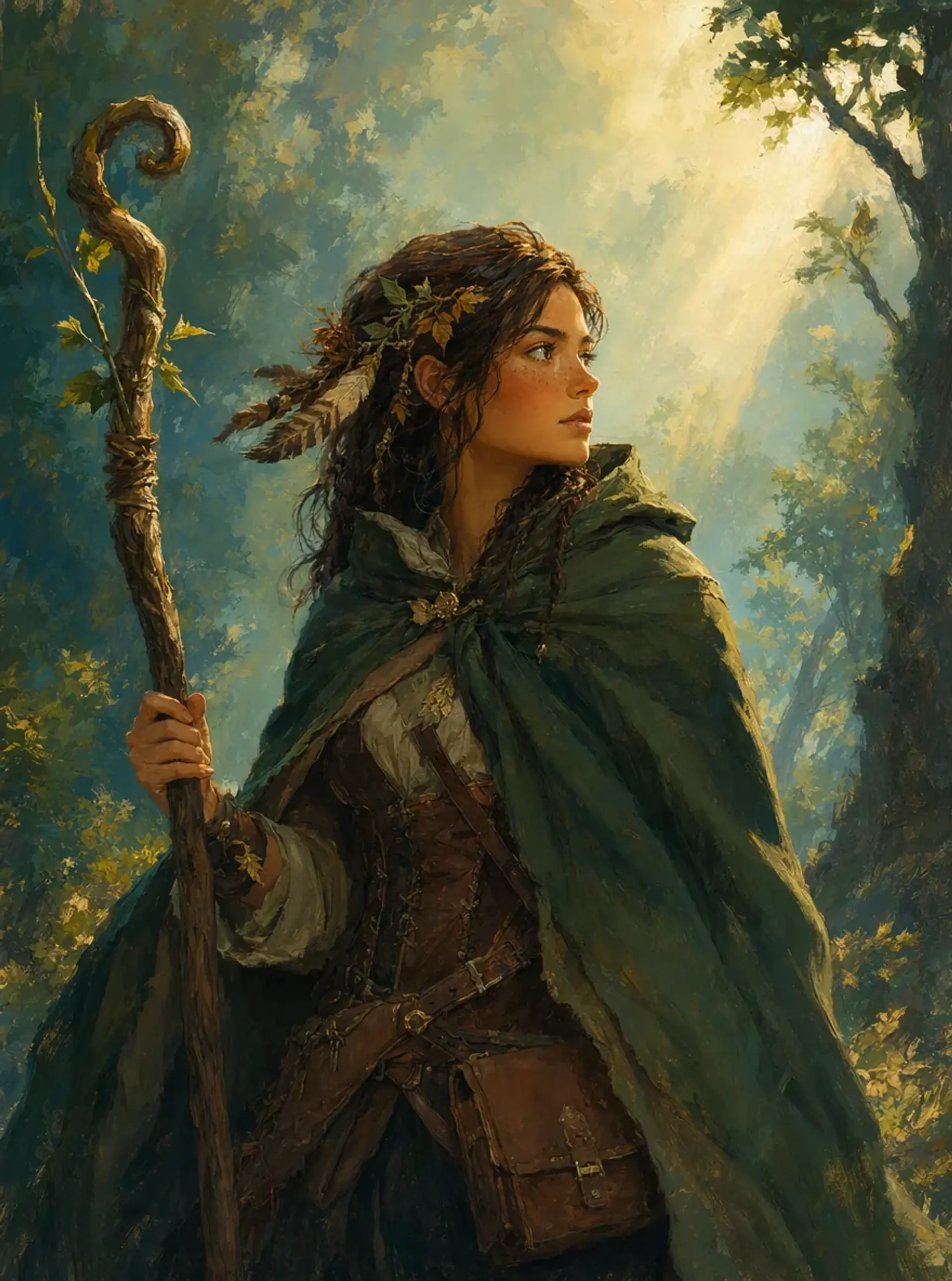 Character generator, painted vignette