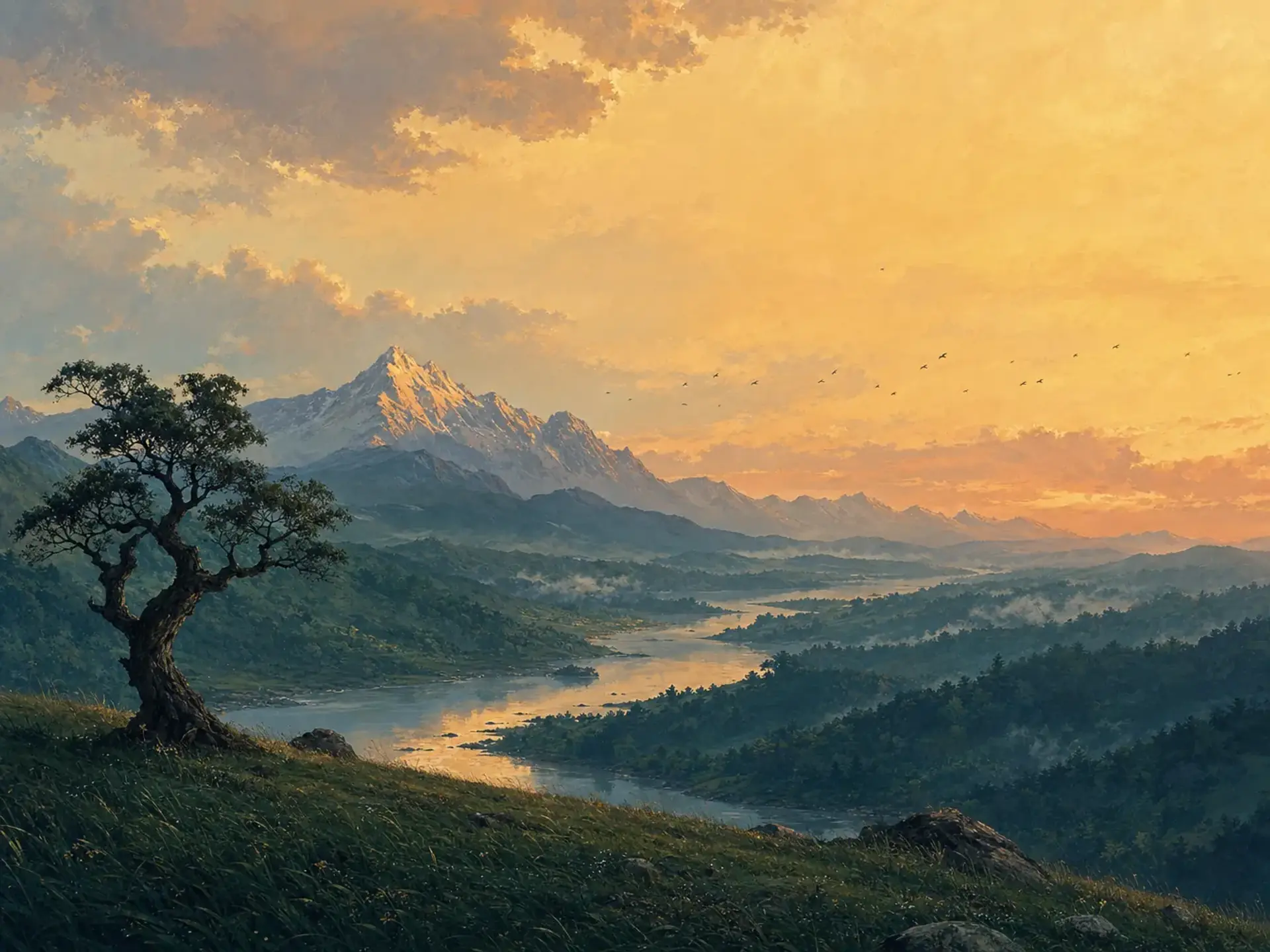 Region generator, painted vignette
