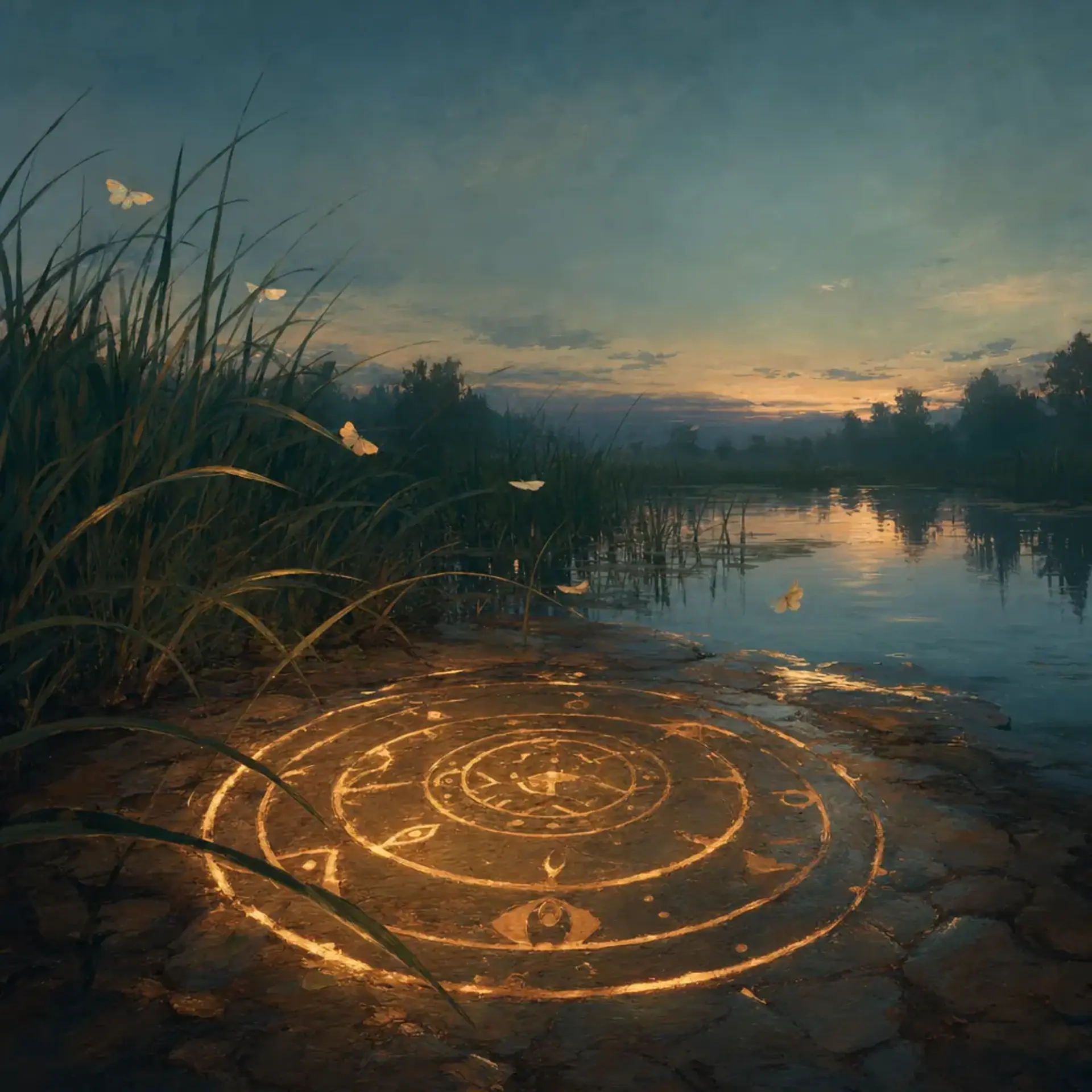Pantheon generator, painted vignette