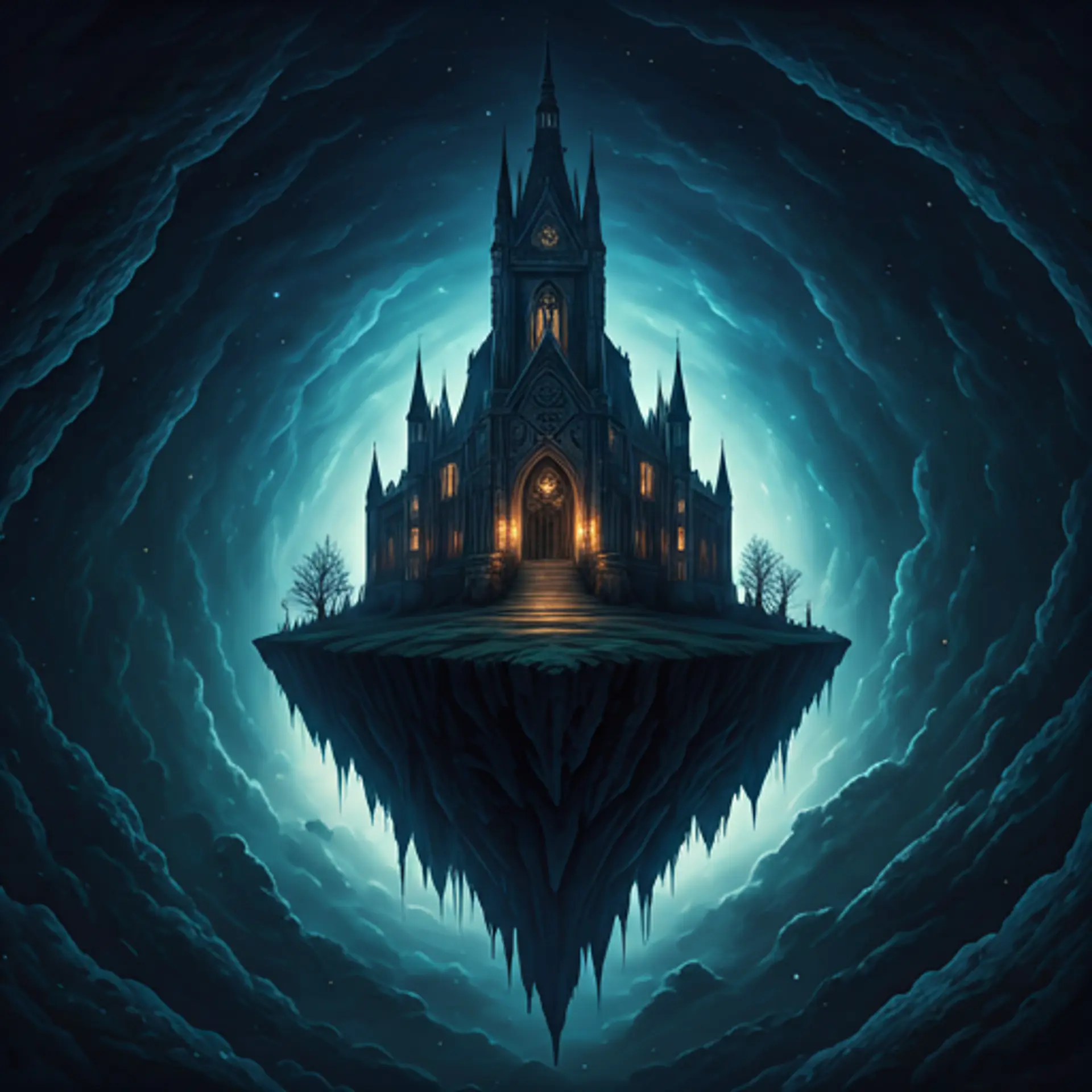 AI-generated fantasy landscape