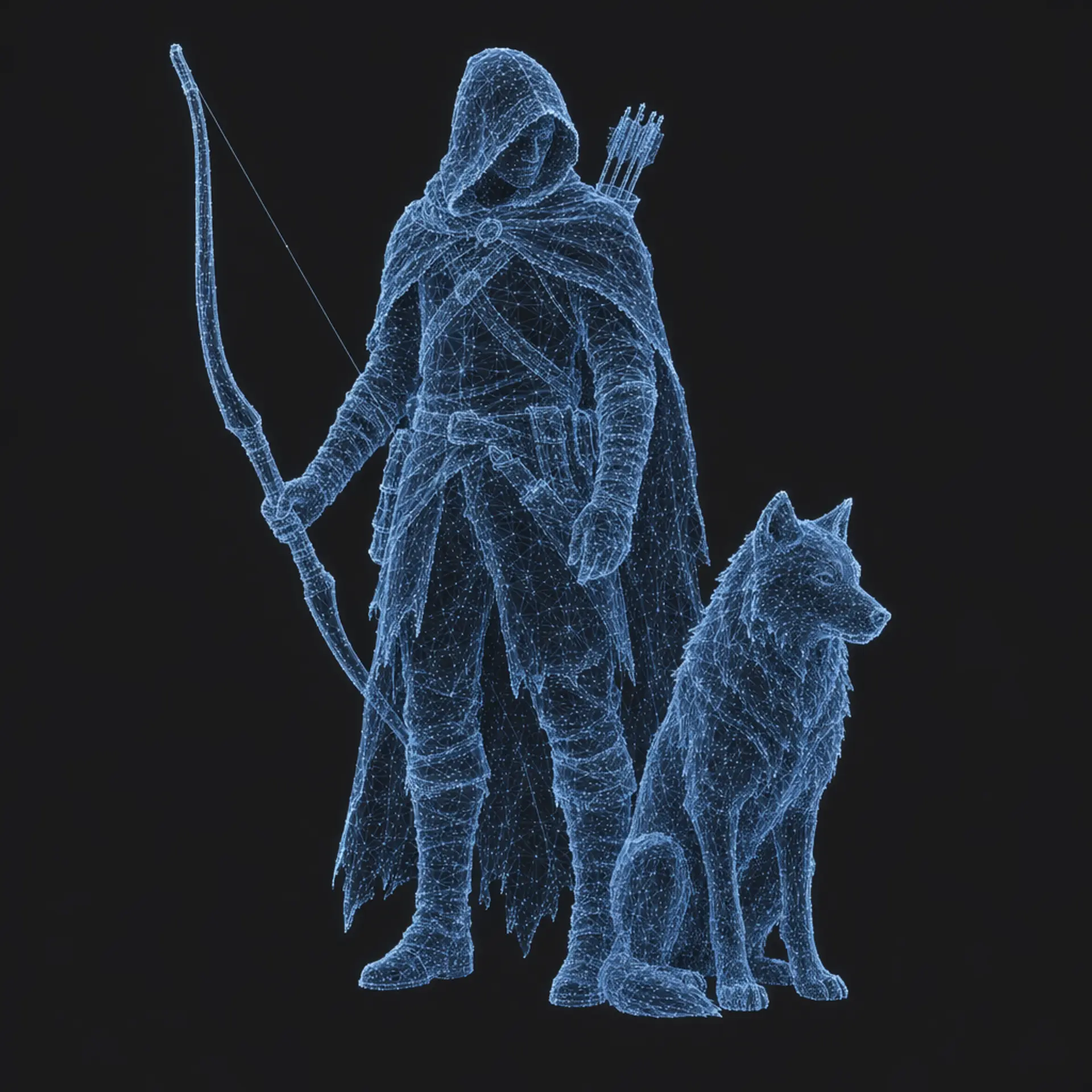 Stage 02: the ranger miniature mesh